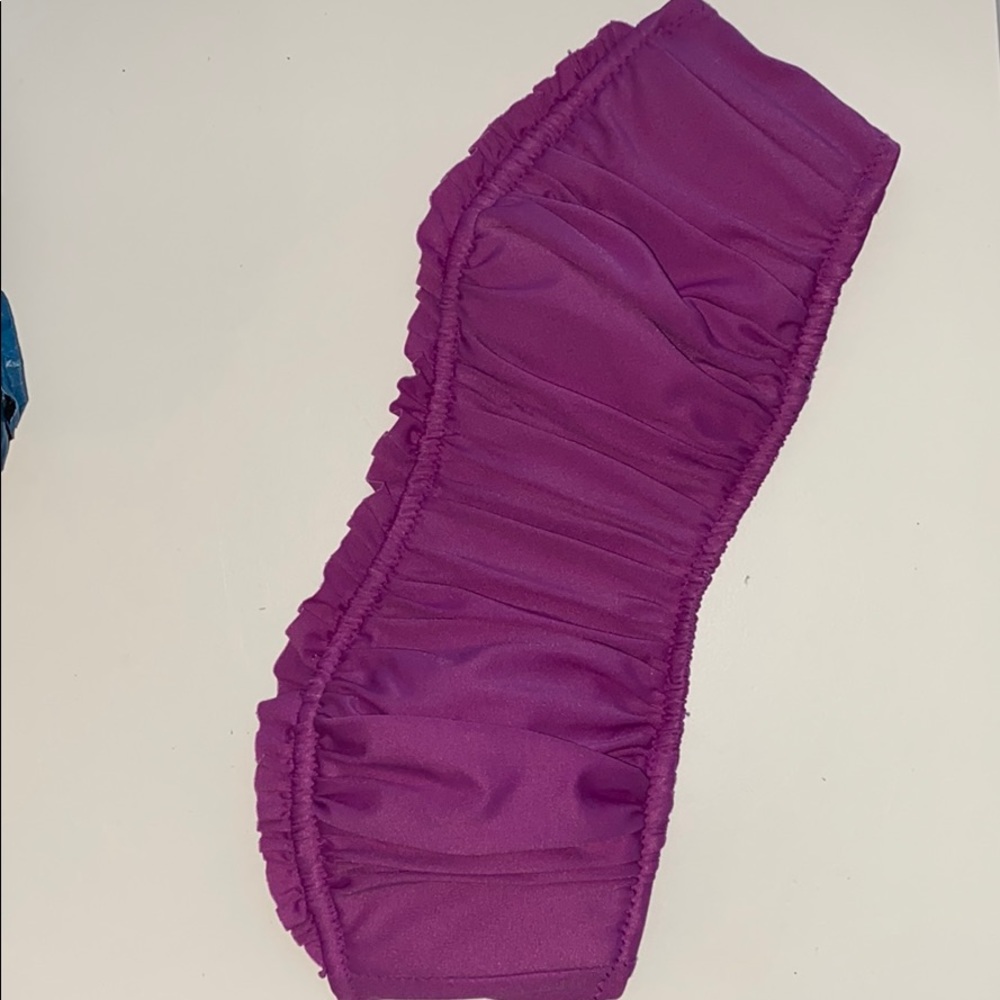 J crew strapless ruffle bikini